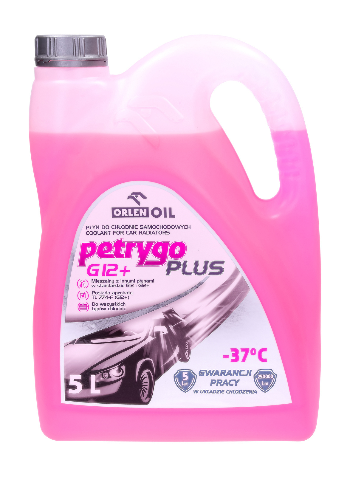 Охлаждающая жидкость Orlen PETRYGO PLUS G12 + 5L
