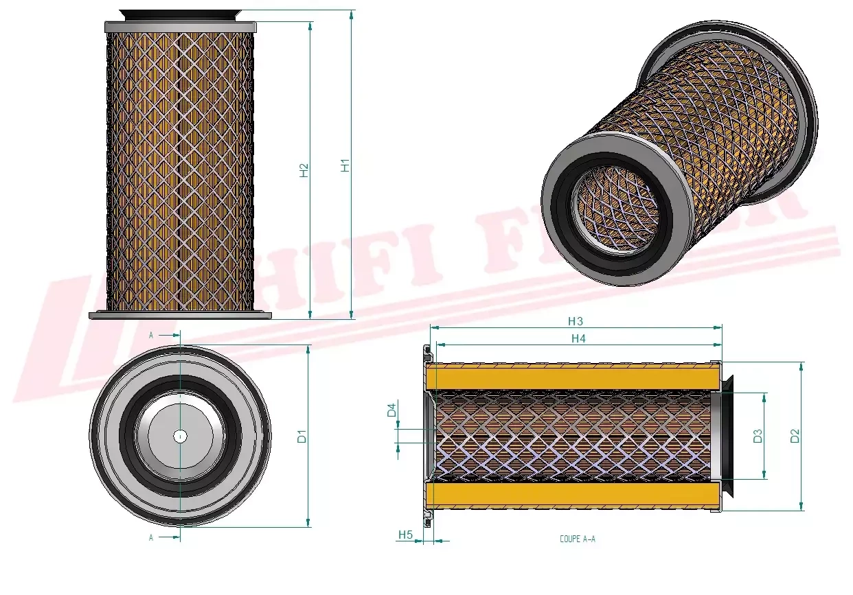 Воздушный фильтр HIFI FILTER SA 14517