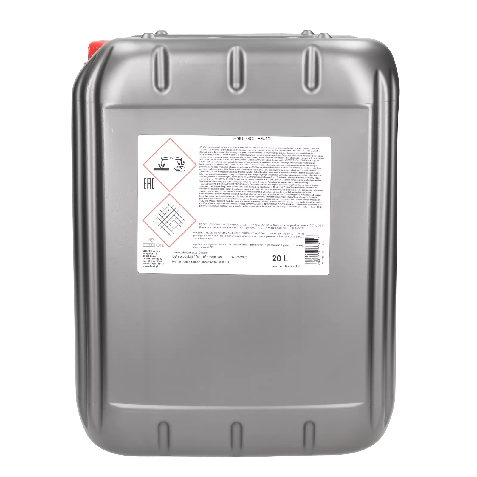 Масло для металлообработки emulgol ES-12 20L