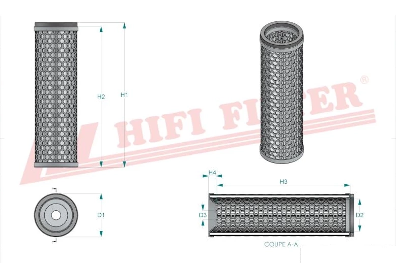 Воздушный фильтр HIFI FILTER SA 18088