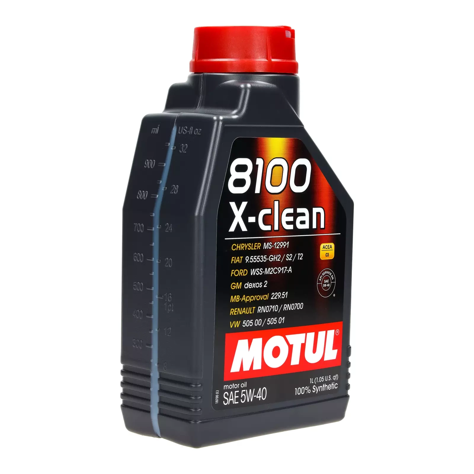Моторное масло Motul 8100 X-Clean C3 5W-40 1L