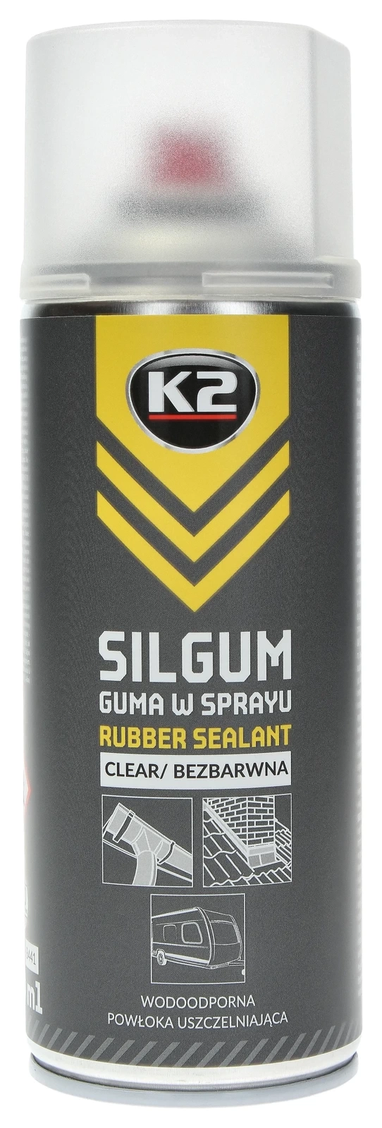 Строительный герметик бесцветный K2 SILGUM 400ML