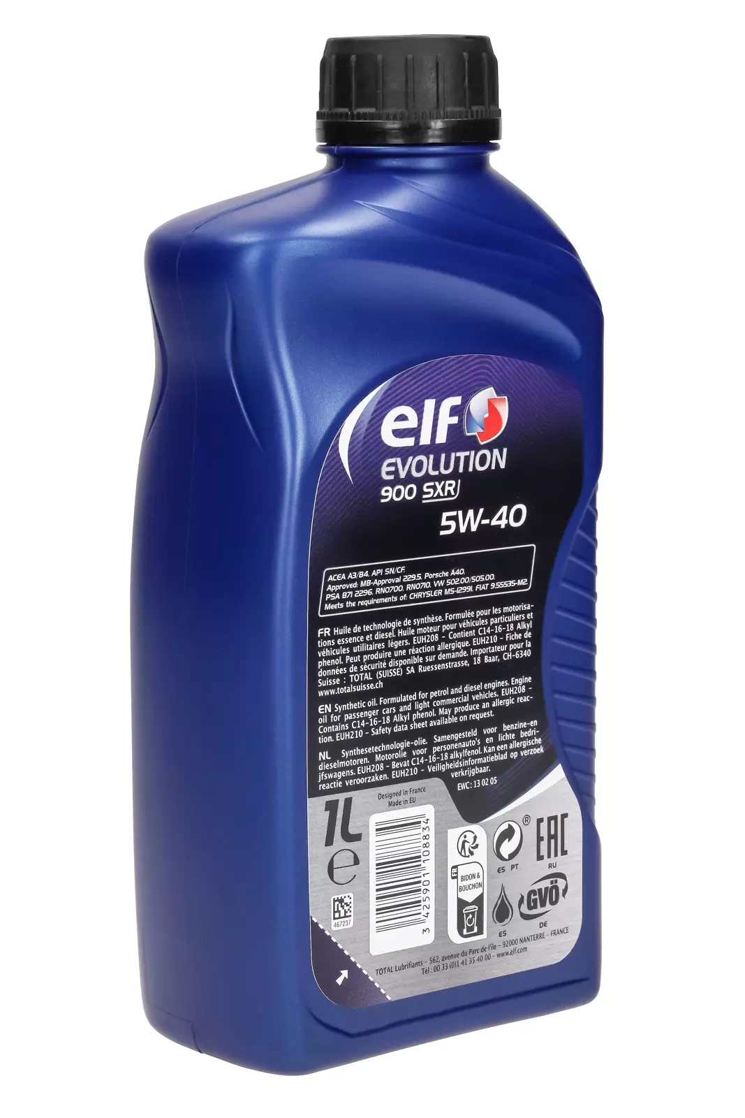 Моторное масло Elf Evolution 900 SXR 5W-40 1L