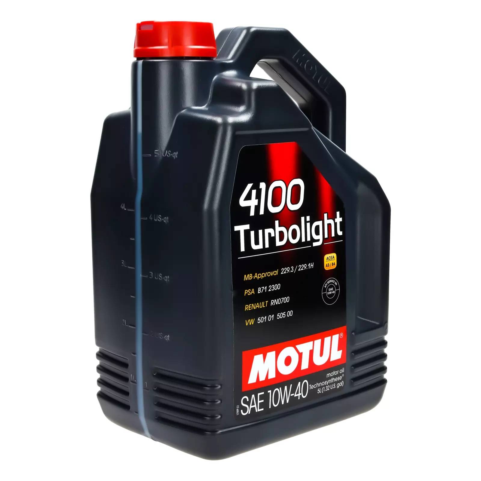 Моторное масло Motul 4100 Turbolight 10W-40 5L