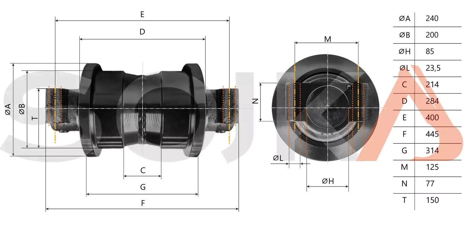 Дорожный каток HITACHI EX385USR (9129347)