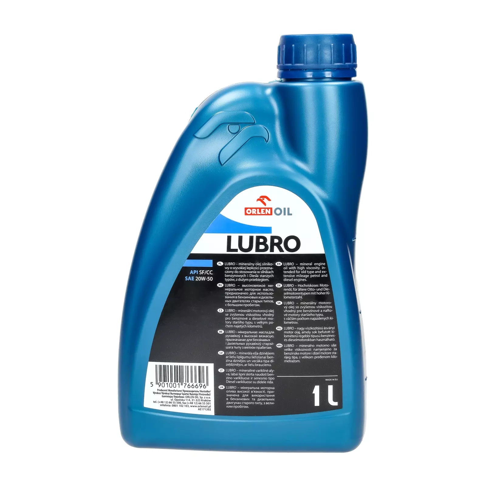 Моторное масло Orlen Oil Lubro SF / CC 20W-50 1L
