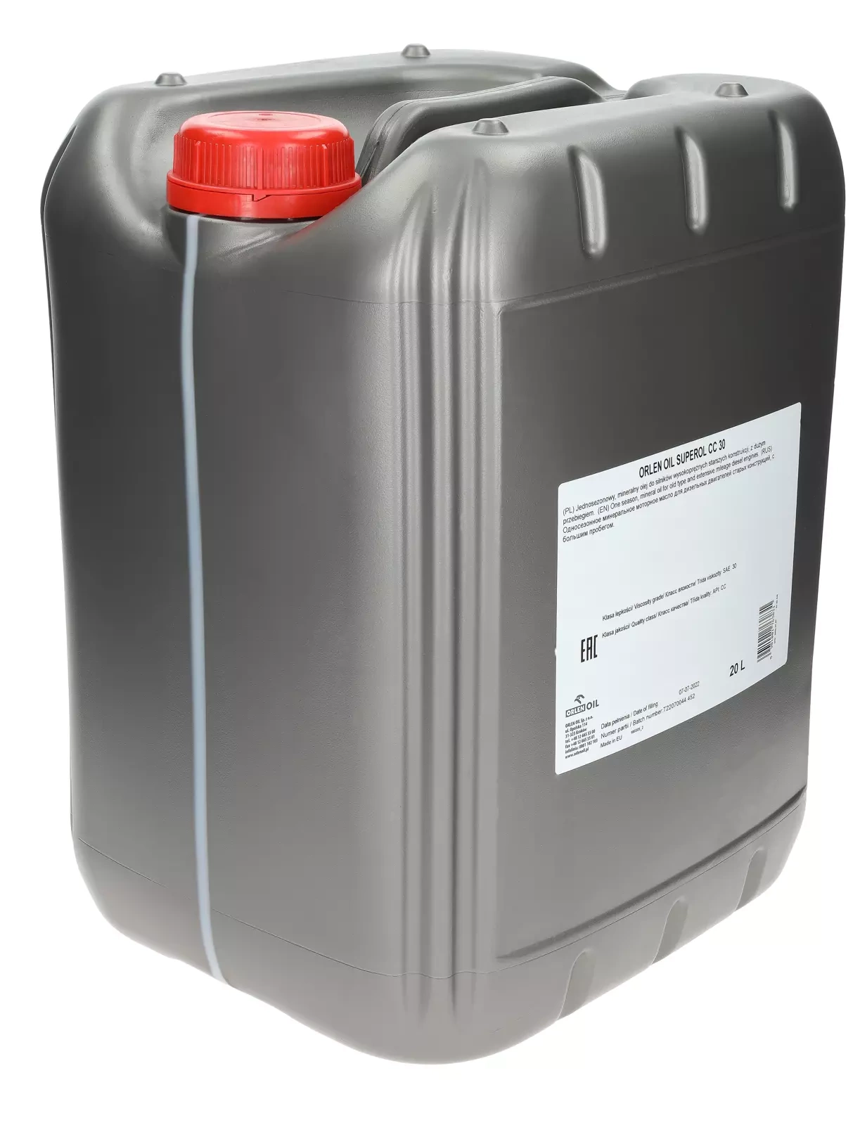 Моторное масло Orlen SUPEROL CC 30 20L