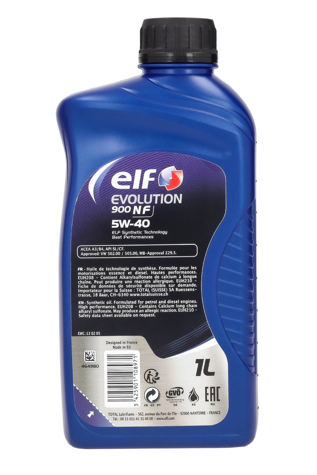 Моторное масло Elf Evolution 900 NF 5W-40 1L