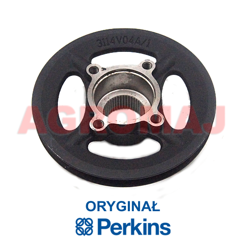 3114v041-PERKINS шкив двигателя 1004.4 1104c-44t&gt;