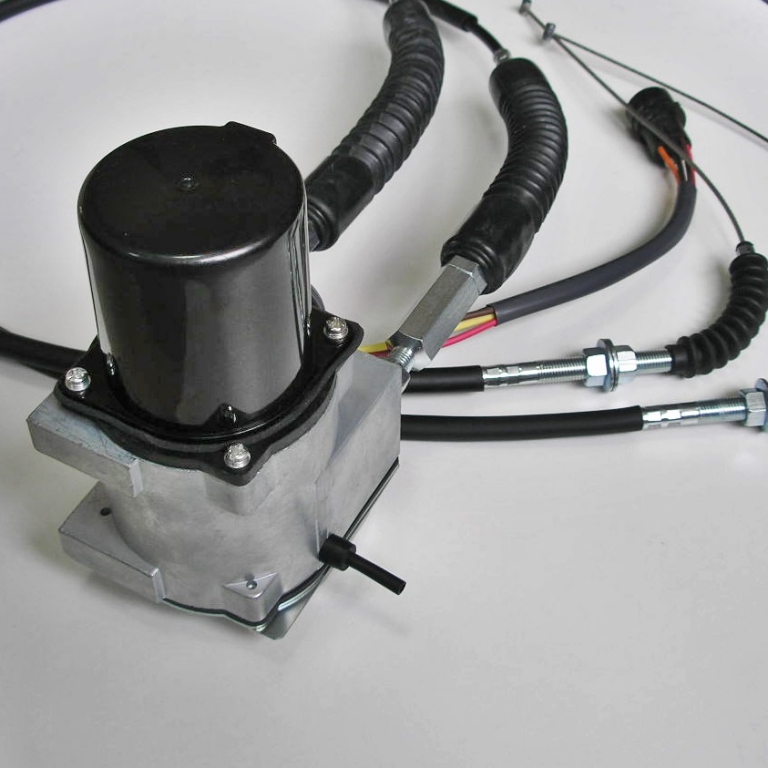 Газовый трос с шаговым двигателем CAT 312