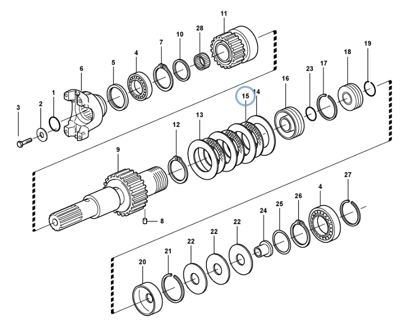 ДИСК КОРОБКИ ПЕРЕДАЧ ПЕРЕДНЕГО ПРИВОДА VOLVO 11709156