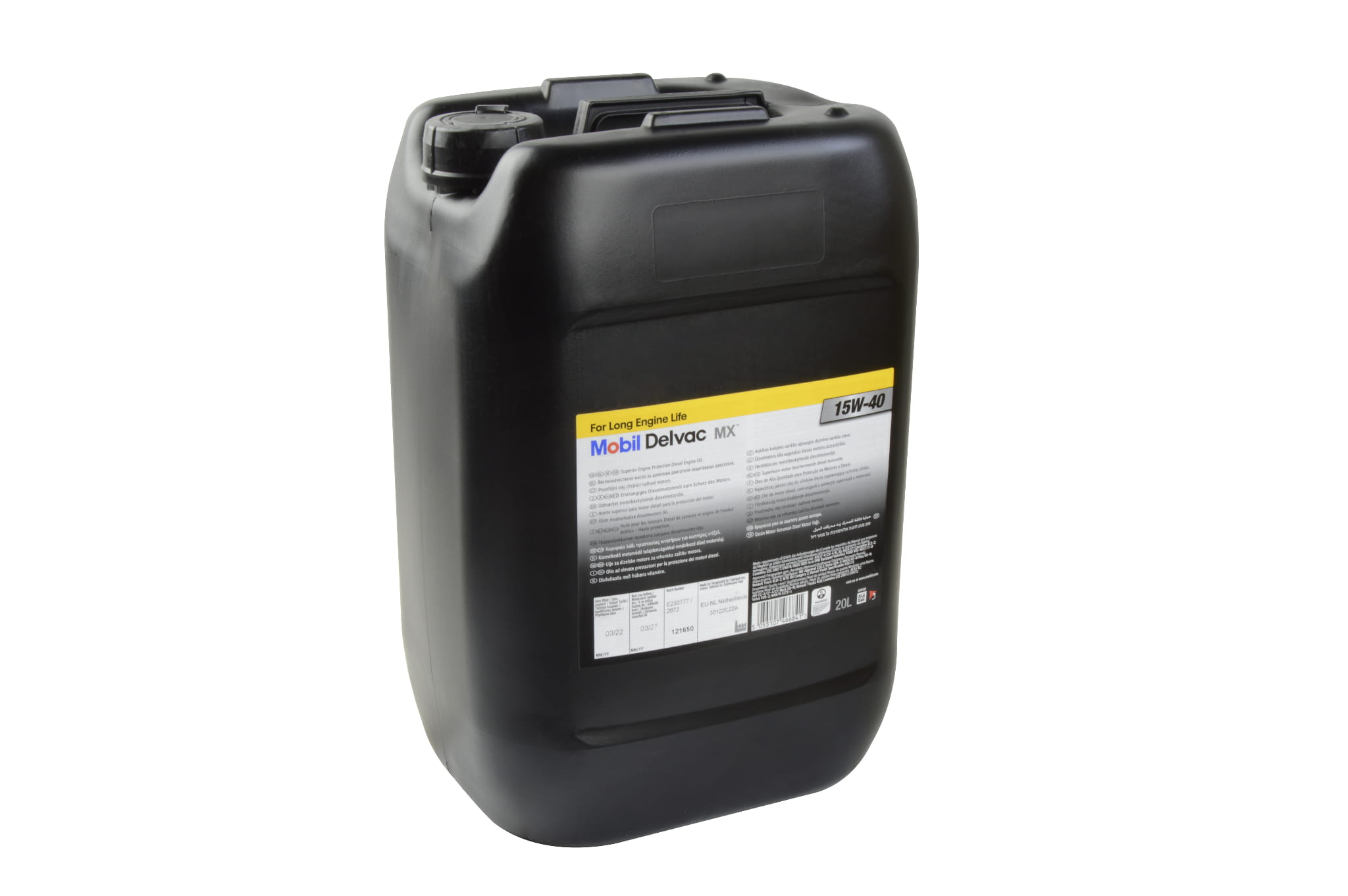 МОТОРНОЕ МАСЛО MOBIL DELVAC MX 15W40 20L