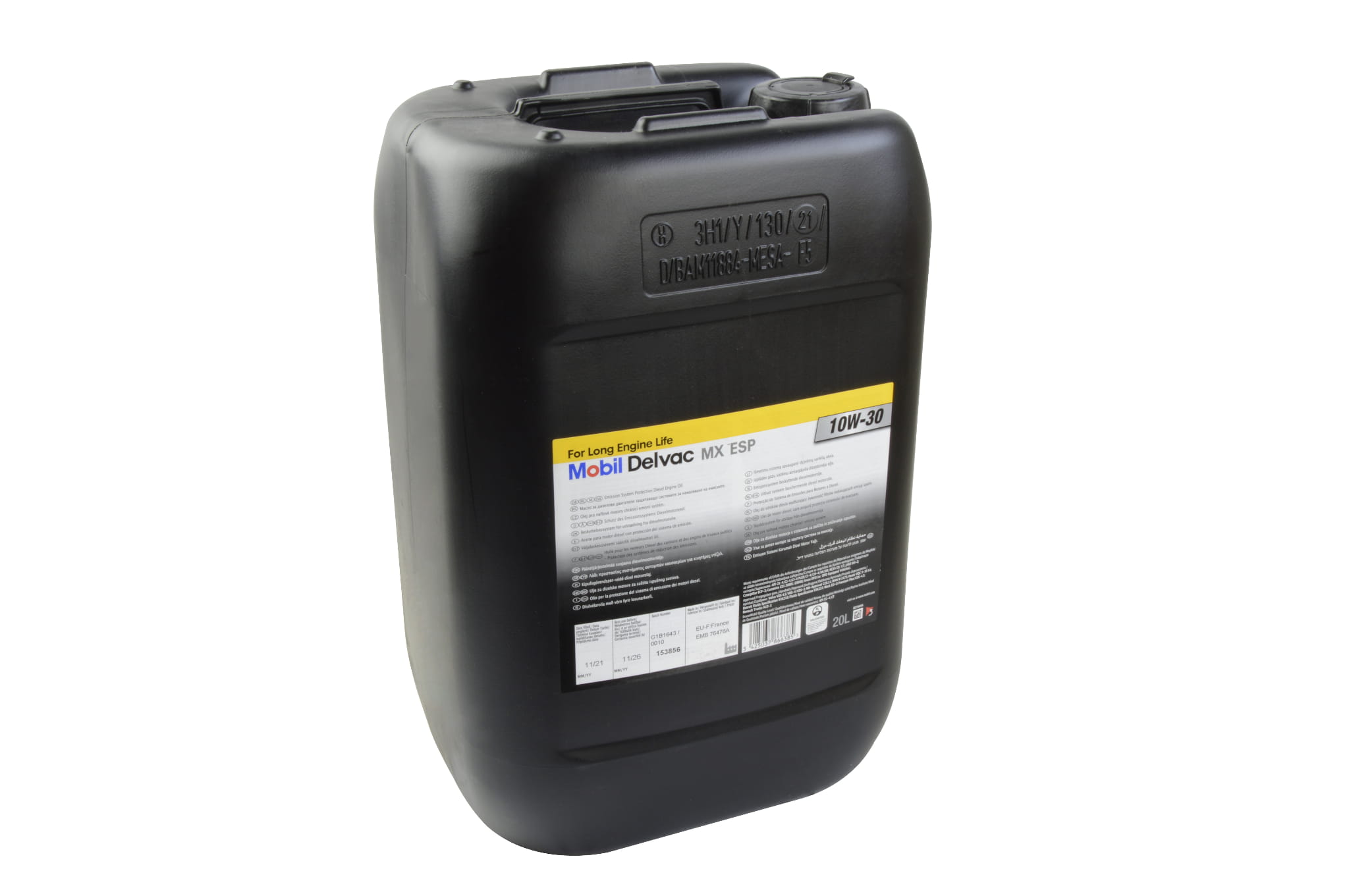 МОТОРНОЕ МАСЛО MOBIL DELVAC MX ESP 10W30 20L