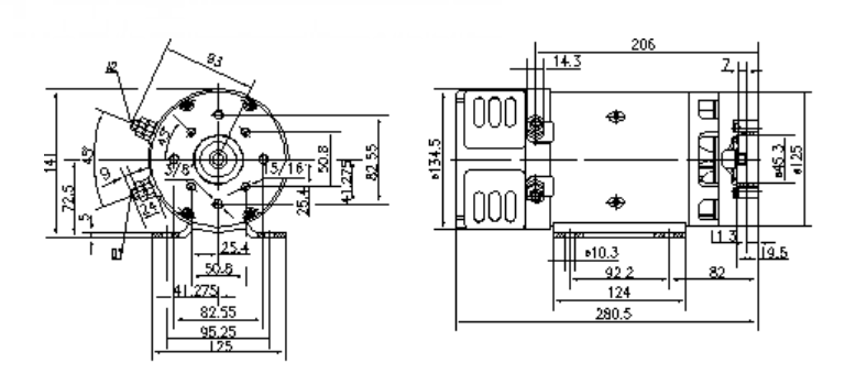 ДВИГАТЕЛЬ ИСКРА 24V 3KW AMK4661 11.216.589 IM0278
