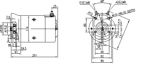 ДВИГАТЕЛЬ ИСКРА 12V 1.7 KW 11.212.038 AMJ5119