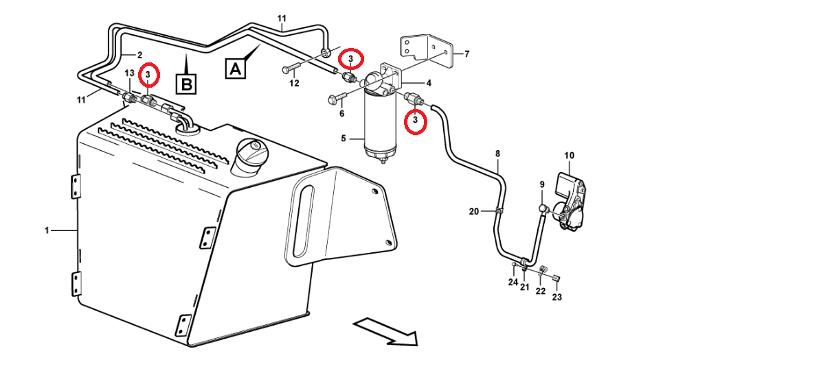 ТОПЛИВНЫЙ ПАТРУБОК VOLVO BL 11883346