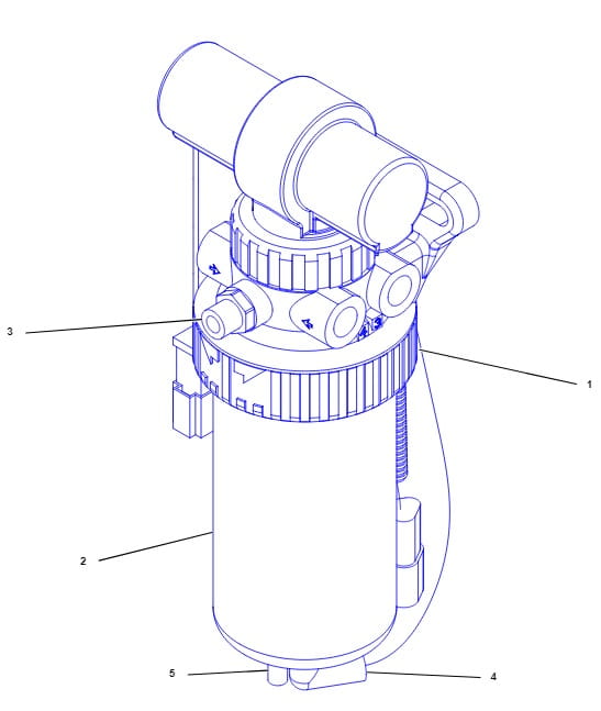 Электрический топливный насос CASE 695sm 87802238