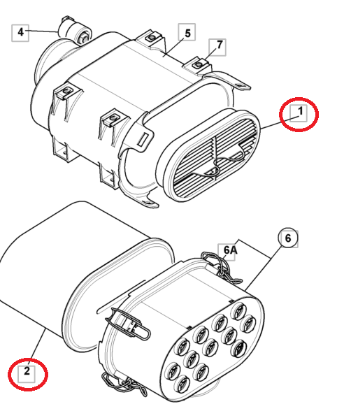 ВОЗДУШНЫЕ ФИЛЬТРЫ DIESELMAX JCB 3CX 4CX 2005-2012 32/925682 32/925683 KPL