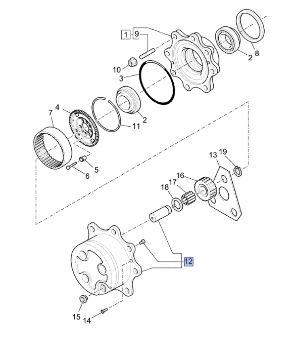 КОРПУС КОРПУСА 580SR 590SR OEM
