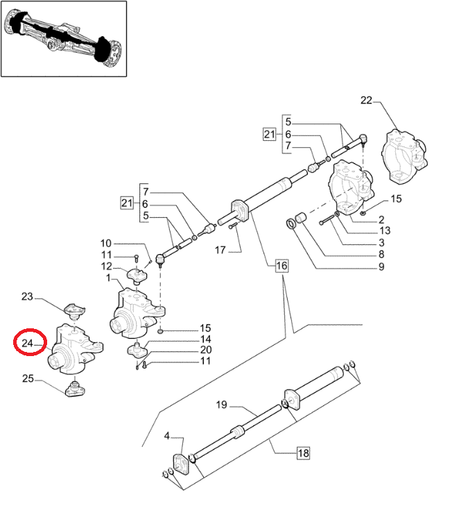 ЛЕВЫЙ КРОССОВЕР CARRARO 149147