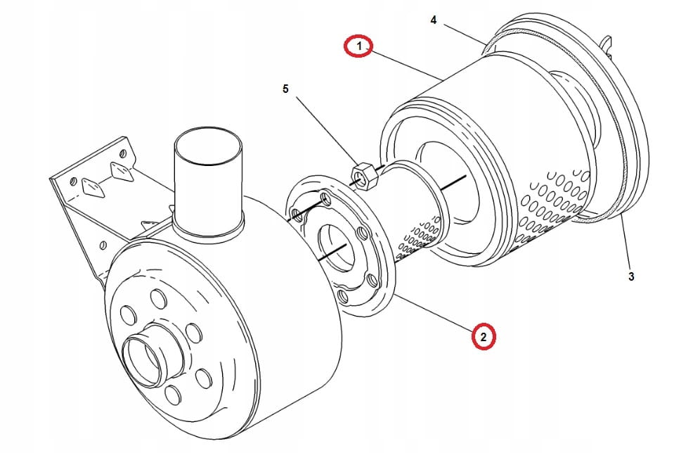 КОМПЛЕКТ ВОЗДУШНЫХ ФИЛЬТРОВ CAT 8N5504 7W6754 ROSCH