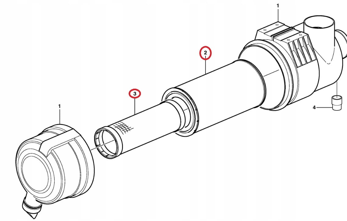 КОМПЛЕКТ ВОЗДУШНЫХ ФИЛЬТРОВ VOLVO BL60 BL61 BL70 BL71 DONALDSON