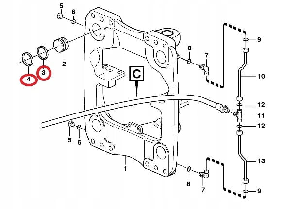 КОМПЛЕКТ ПРОКЛАДОК ПРИВОДА СКОЛЬЖЕНИЯ VOLVO BL71