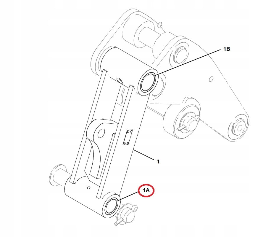 Cat втулка привода ковша 45X58X40