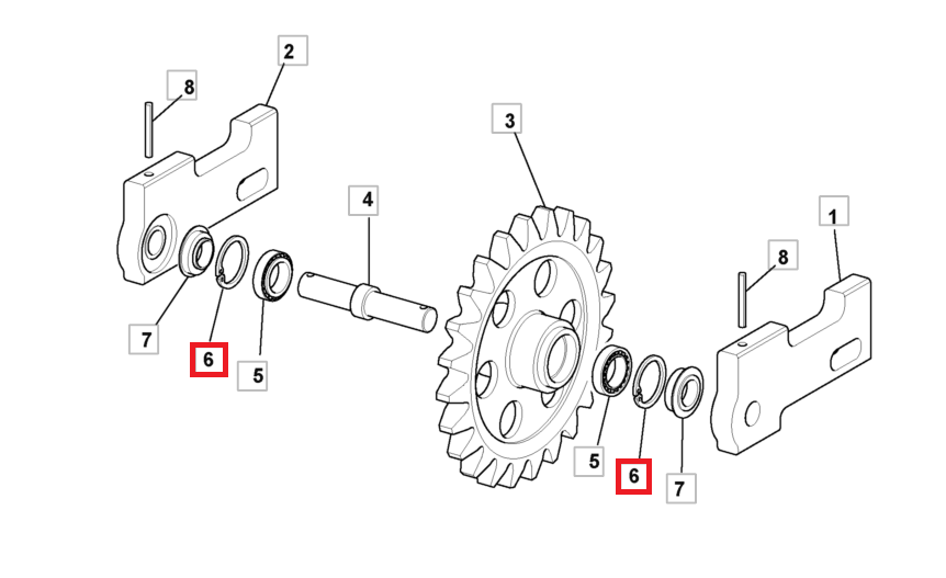 SEGER ПОДШИПНИК КОЛЕСА JCB MINI 8014 8018 2203/1060