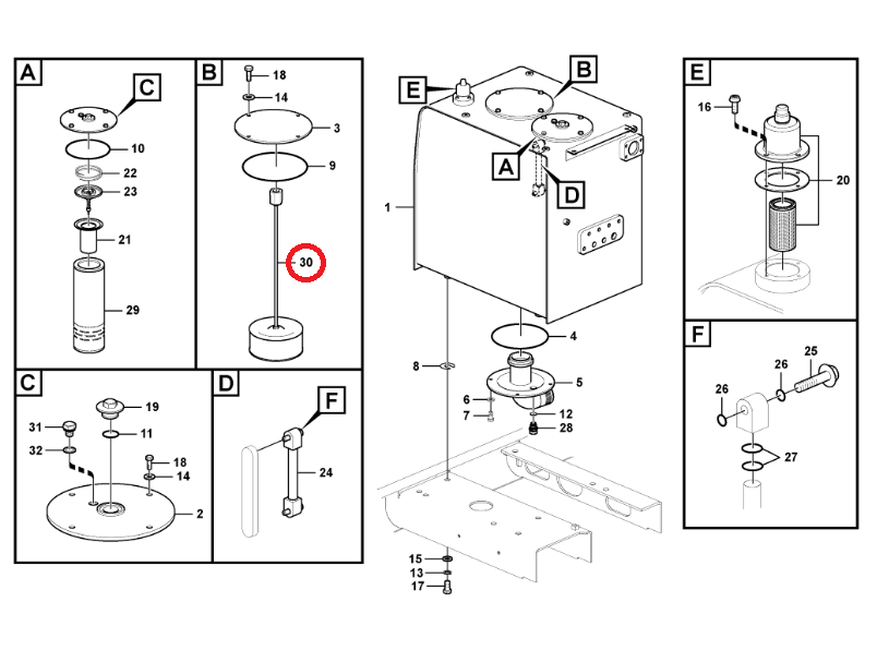 ГИДРАВЛИЧЕСКИЙ ФИЛЬТР VOLVO EC210B EC290B 14531866