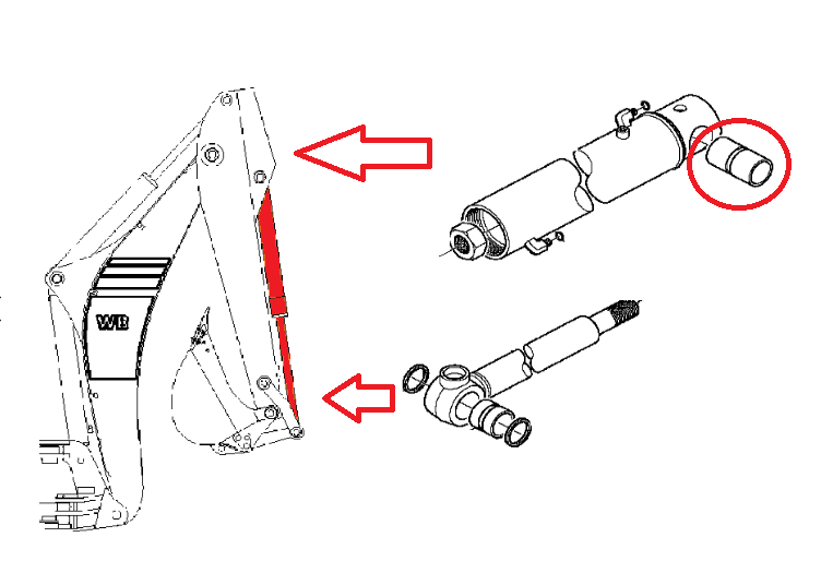 ВТУЛКА ПРИВОДА КОВША KOMATSU WB93 97 7077645660