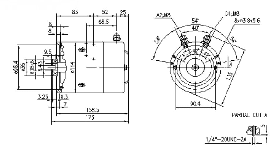 ДВИГАТЕЛЬ ИСКРА 12V 1.6 KW 11.212.553 AMJ4553