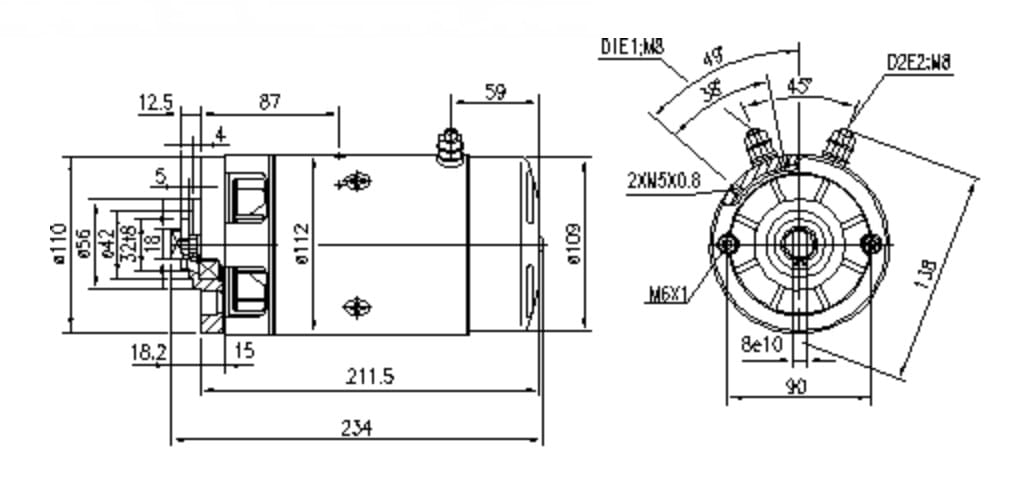 ДВИГАТЕЛЬ ИСКРА 24V 2.0 KW 11.212.855 AMJ5233