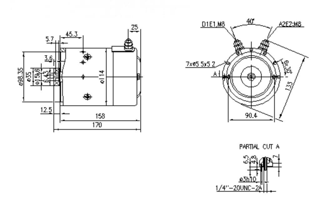 Двигатель Искра 24V 2.2 kW 11.212.725 AMJ5193