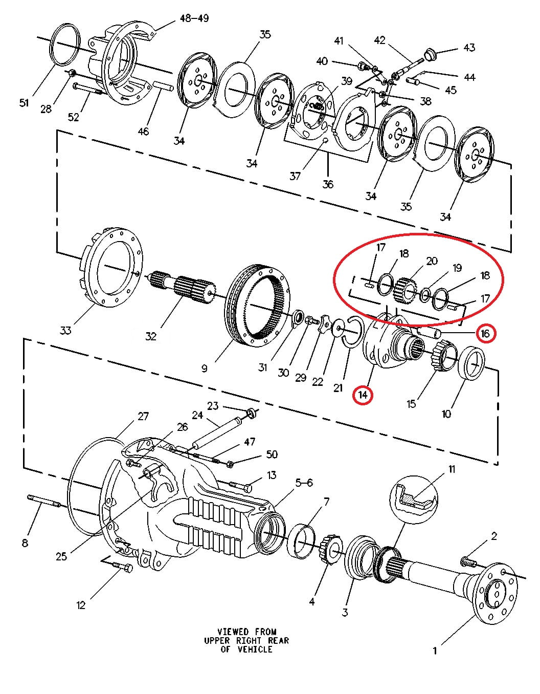 КОРЗИНА САТЕЛЛИТОВ CAT 424 428