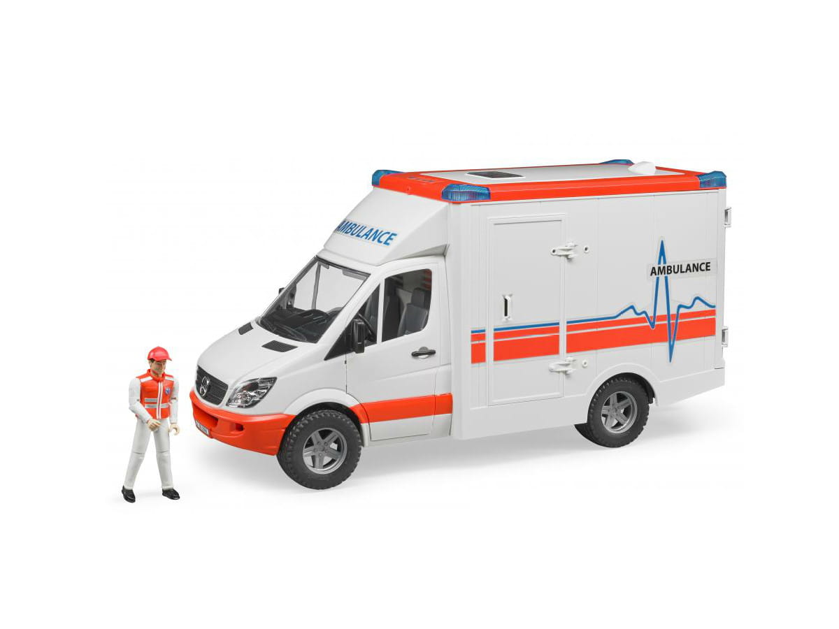 Скорая помощь MB Sprinter с водителем Bruder 02536