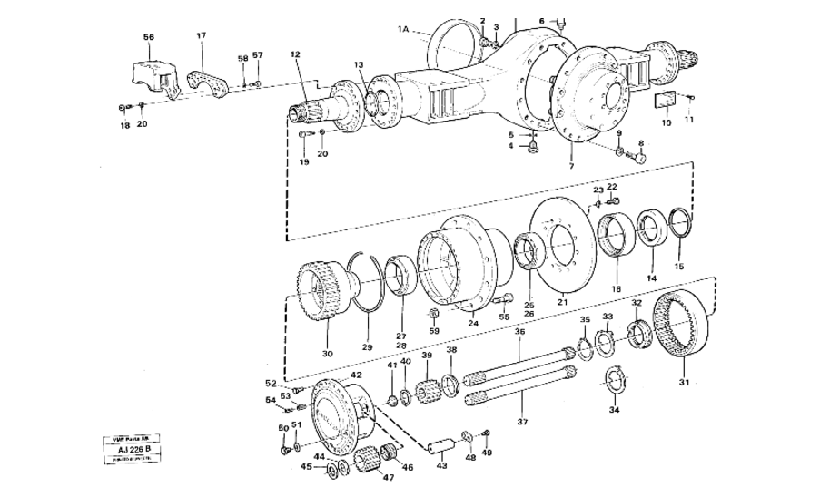 ЦЕНТРАЛЬНЫЙ СПУТНИКОВЫЙ МОСТ СЗАДИ VOLVO L120B