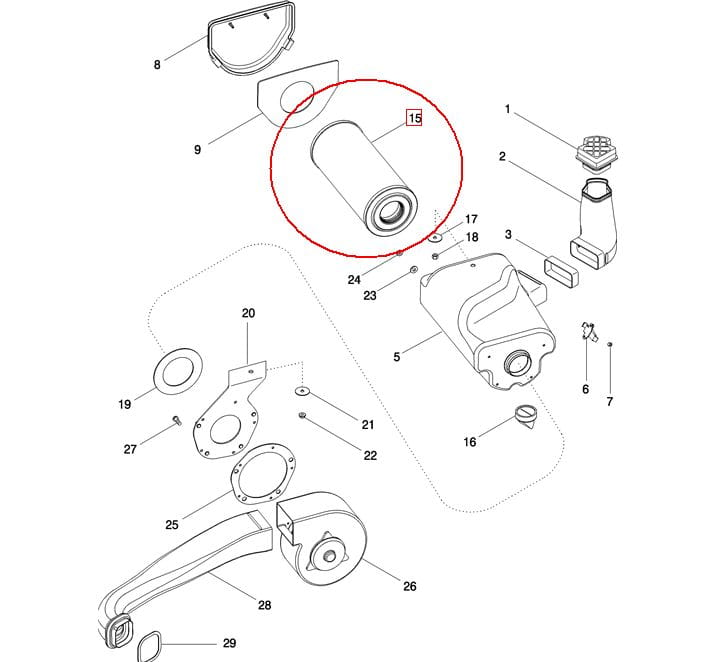 ФИЛЬТР ДЛЯ КАБИНКИ NEW HOLLAND CASE 87684088 - 86994156 - 259288A1