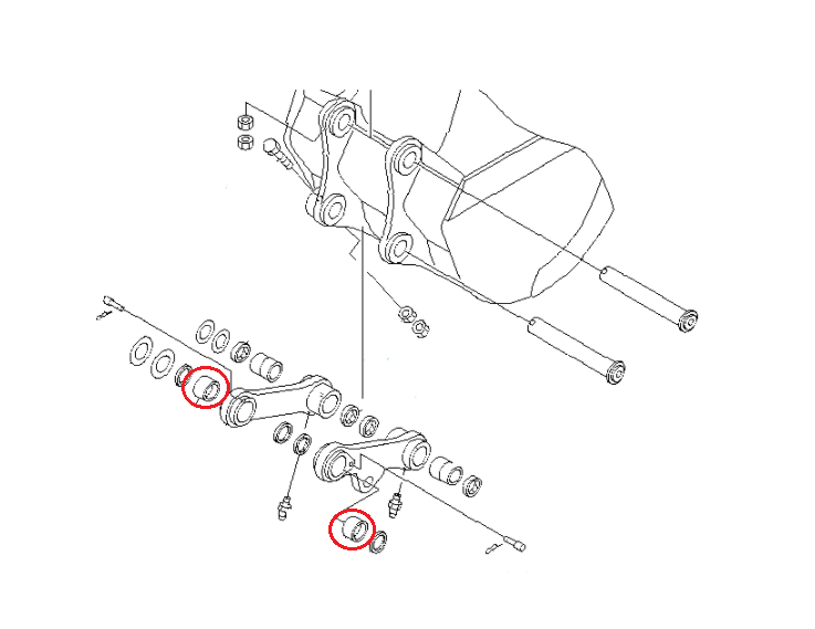ВТУЛКА РЫЧАГА KOMATSU PW 707-76-70370