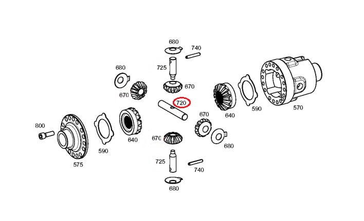 КОНТАКТНЫЙ СПУТНИКОВЫЙ МОСТ ZF 4461373048