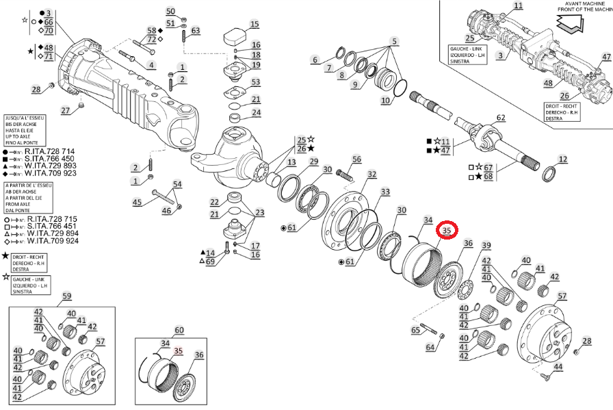 СПУТНИКОВЫЙ ВЕНОК JOHN DEERE 3215 3415 3220 564133