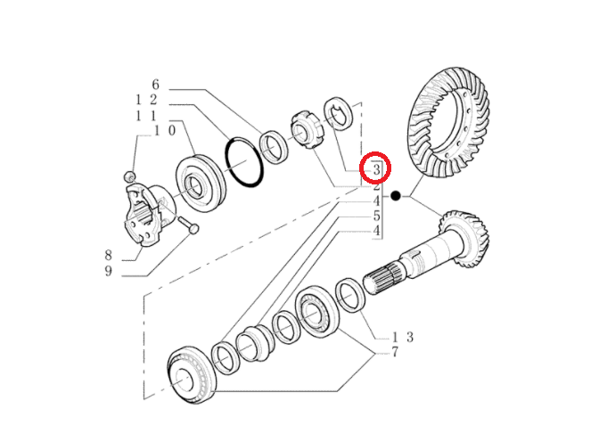 ШАЙБА ВАЛА АТАКИ CARRARO 113717