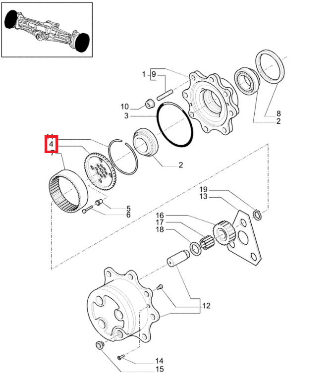 КРОНШТЕЙН СТОЙКИ CASE NEW HOLLAND 85817698