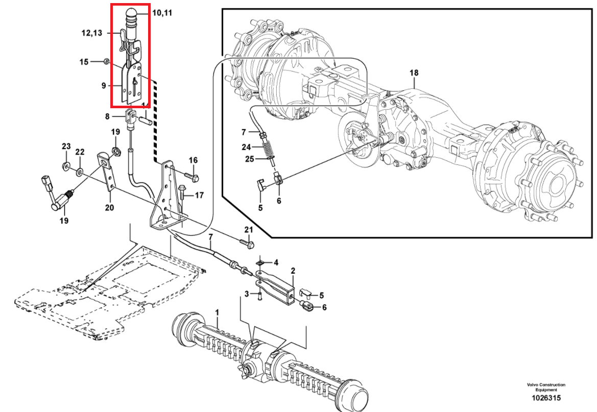 СТОЯНОЧНЫЙ ТОРМОЗ VOLVO BL 60 61 70 71 11200803