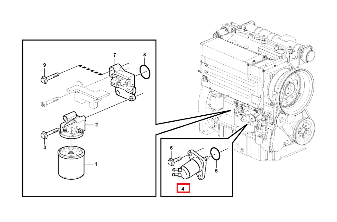 ТОПЛИВНЫЙ НАСОС VOLVO L20B L20F L30B L35B 15199189