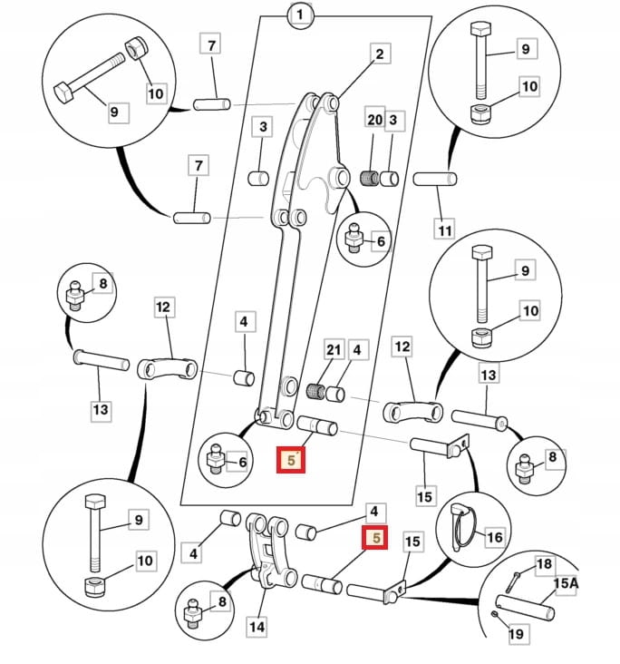 ВТУЛКА ШТИФТА КОВША JCB MINI 8018 8016 808/10006