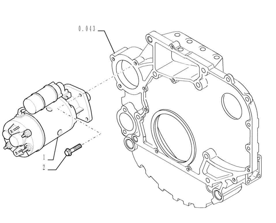 СТАРТЕР CASE 580SR 590SR 580ST 86992395