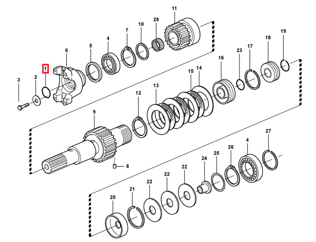 УПЛОТНИТЕЛЬ ТРАНСМИССИИ VOLVO BL60 70 71 11709076