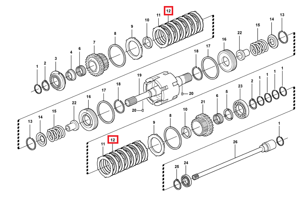 ДИСК КОРОБКИ ПЕРЕДАЧ VOLVO BL60 61 70 71 11709087