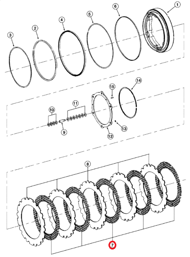 ТОРМОЗНОЙ ДИСК CASE 621C, 621D, 721C, 821C, 921C